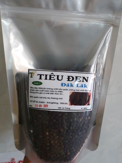 Siêu Rẻ  500Gr Hạt Tiêu Sạch Krôngpăk Đăklak