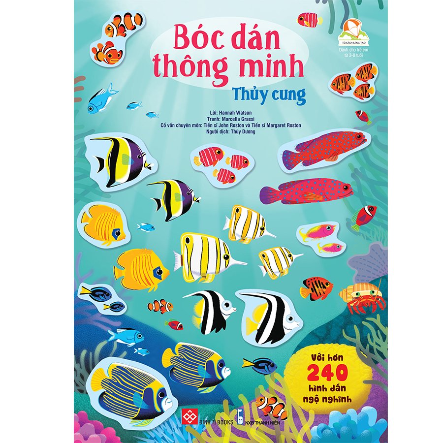 Bóc dán thông minh - Thủy cung - Sách Thiếu Nhi