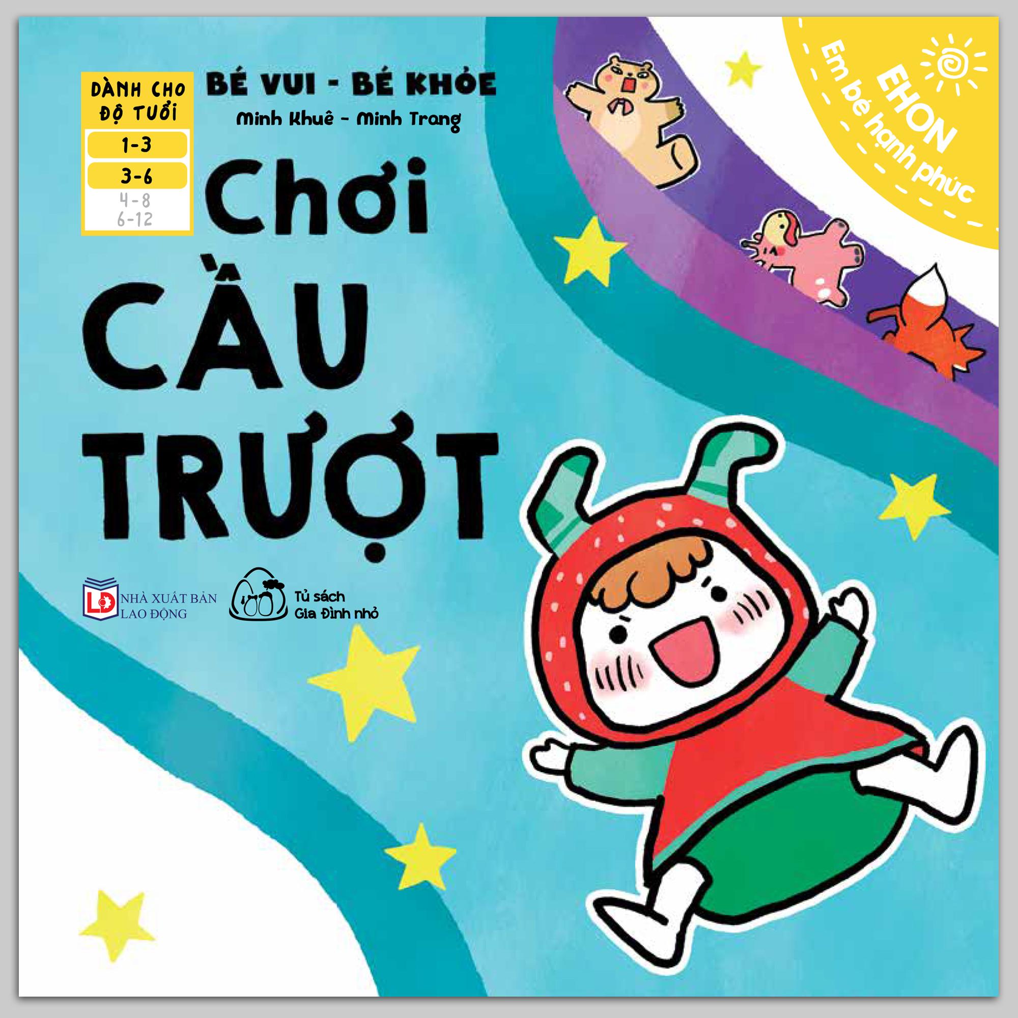 Sách - Ehon Bé Vui - Bé Khỏe (1-6 tuổi) - Chơi Cầu Trượt