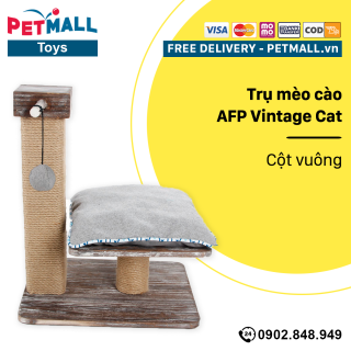 Trụ mèo cào AFP Vintage Cat - Cột vuông size 40x35x49cm thumbnail