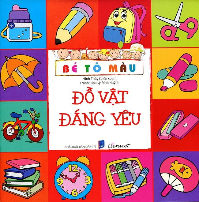 Fahasa - bé tô màu - đồ vật đáng yêu