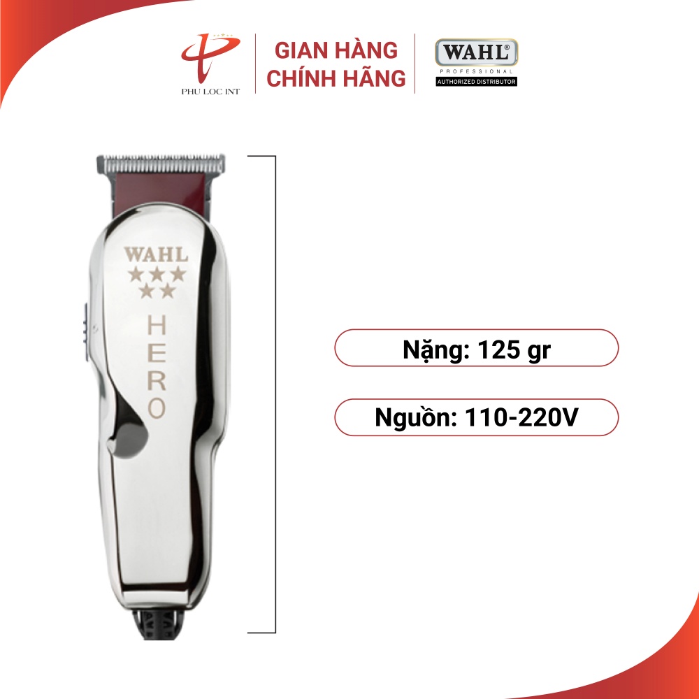Tông đơ chấn viền WAHL HERO (chính hãng Phú Lộc Int phân phối)