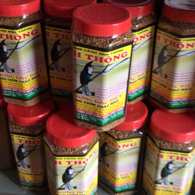 Thức ăn chim chào mào anh thông - cám chim chào mào