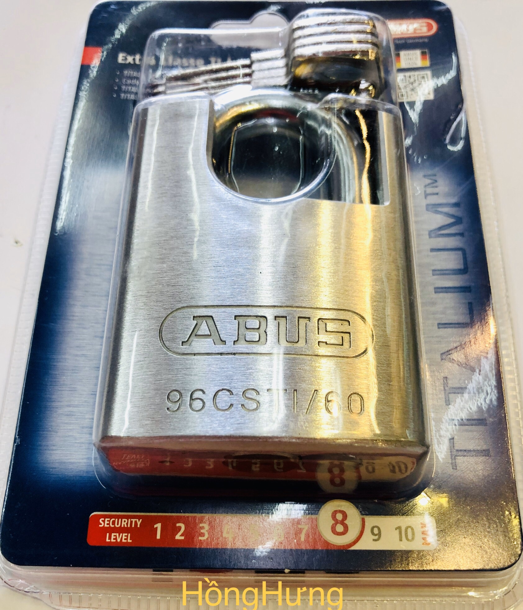 [HCM]ABUS 96CSTI/60 KHOÁ ABUS CHỐNG CẮT TITALIUM 96CSTI/60MM_4 CHÌA VI TÍNH CAO CẤP