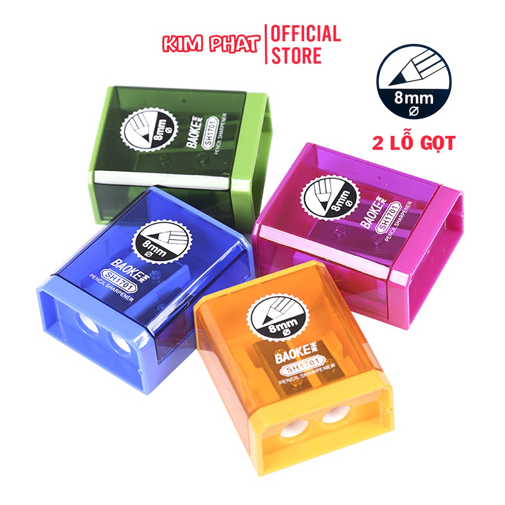 Gọt bút chì, chuốt viết chì hình chiếc tủ baoke sh1701 - 2 lỗ gọt chì