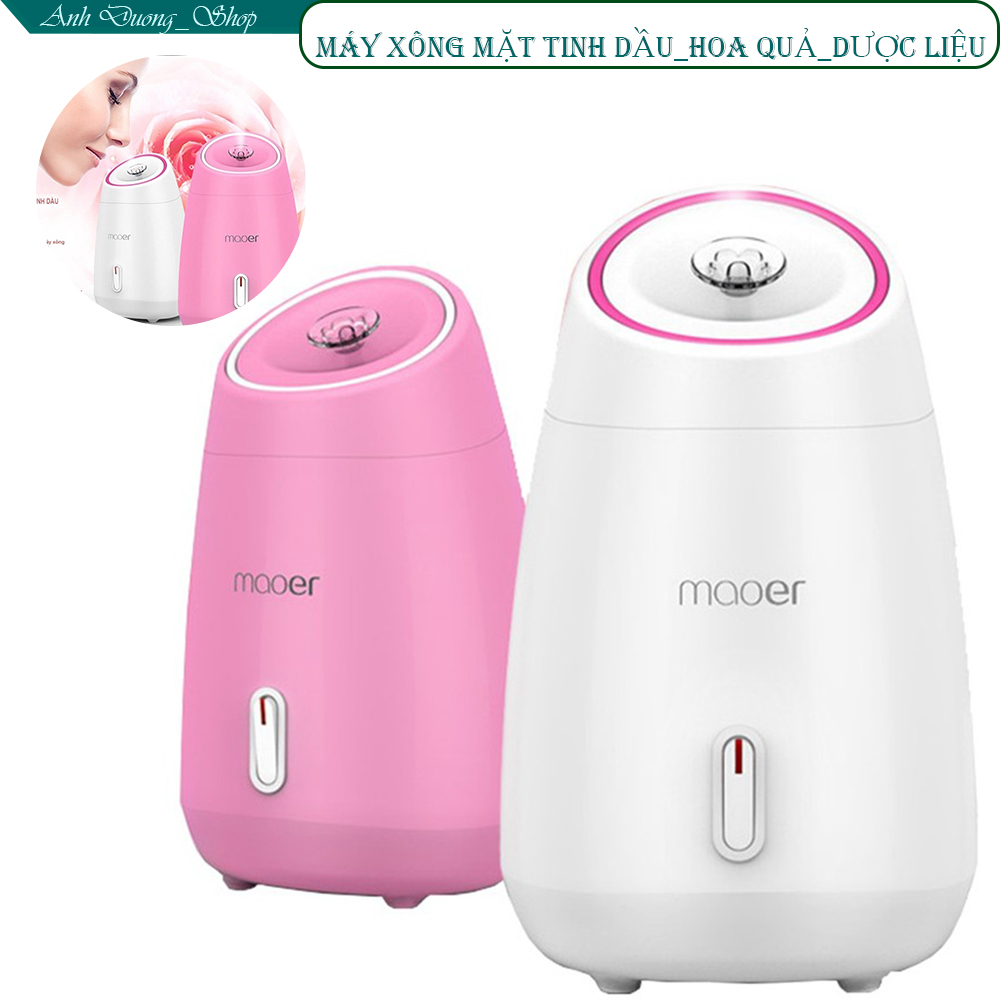 Máy Xông Mặt Hoa Quả Maoer làm sạch da mặt sạch mụn thu nhỏ lỗ chân lông giải quyết mọi vấn đề của da đem lại làn da tươi trẻ tặng 1lọ tinh dầu