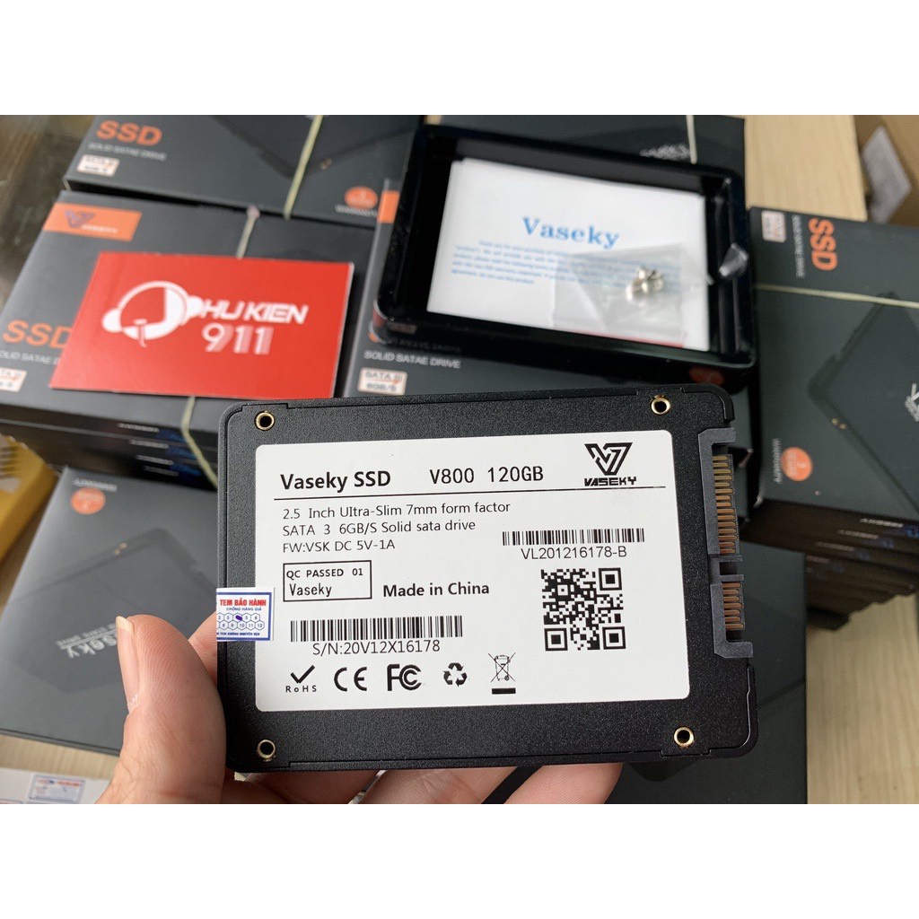 Ổ cứng SSD Vaseky V800 120GB, 240GB, 512GB ,1T Hàng chính hãng