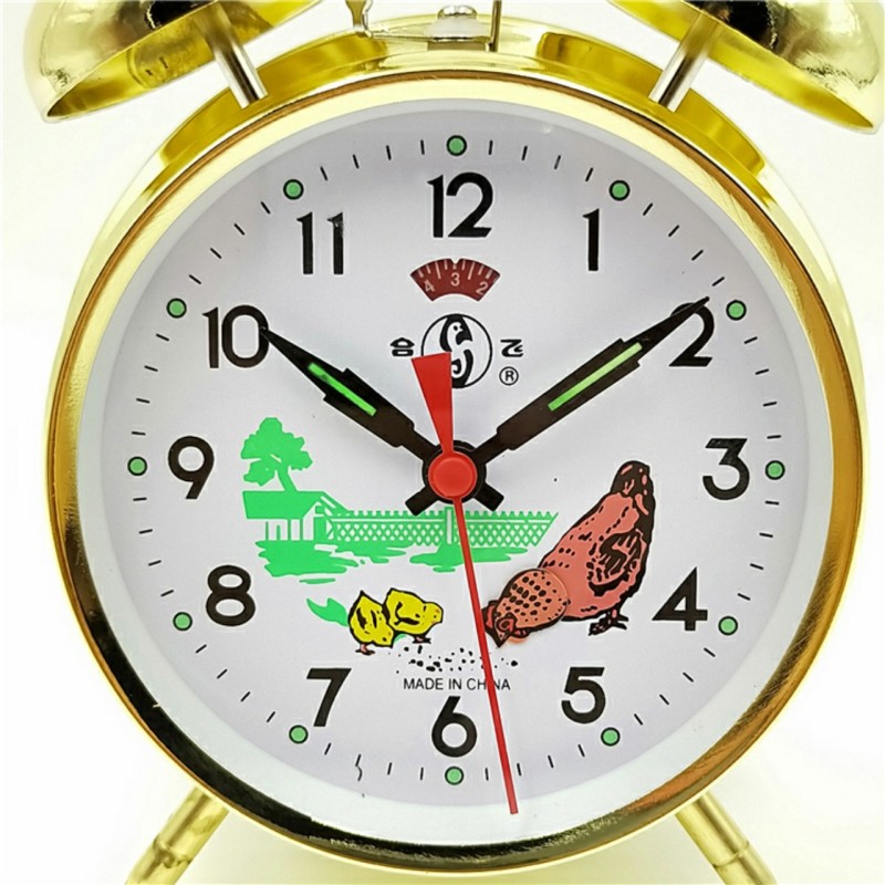 1 chiếc gà mái màu vàng /màu bạc báo thức Size nhỏ- cao:13cm bán chạy