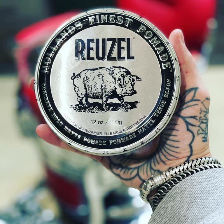 Sáp vuốt tóc Reuzel Concrete Hold Matte Pomade
