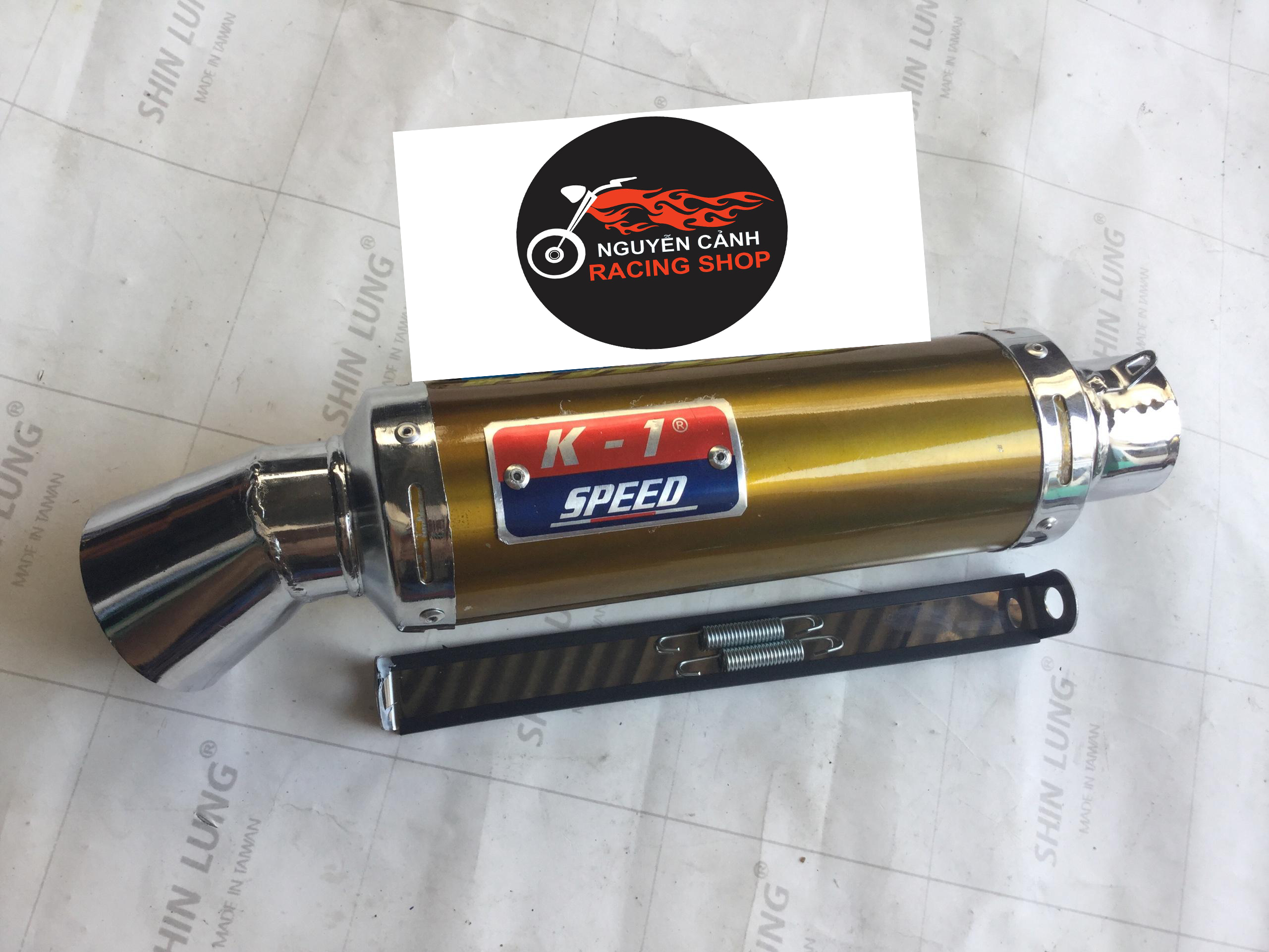 Pô k1 speed full pas treo lò xo - Lon ko cổ