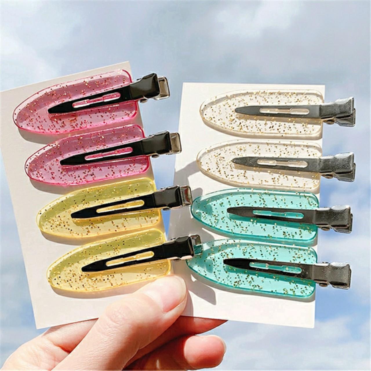 Bộ 04 Kẹp tóc mỏ vịt giữ tóc không gãy nếp
