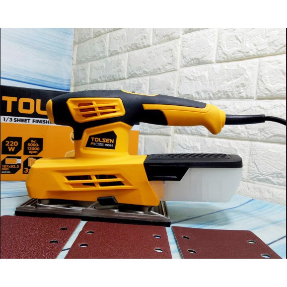 79563 Máy chà nhám chữ nhật 220w  Tolsen