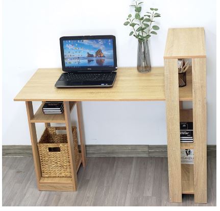 Bàn Làm Việc Kết Hợp Kệ Sách