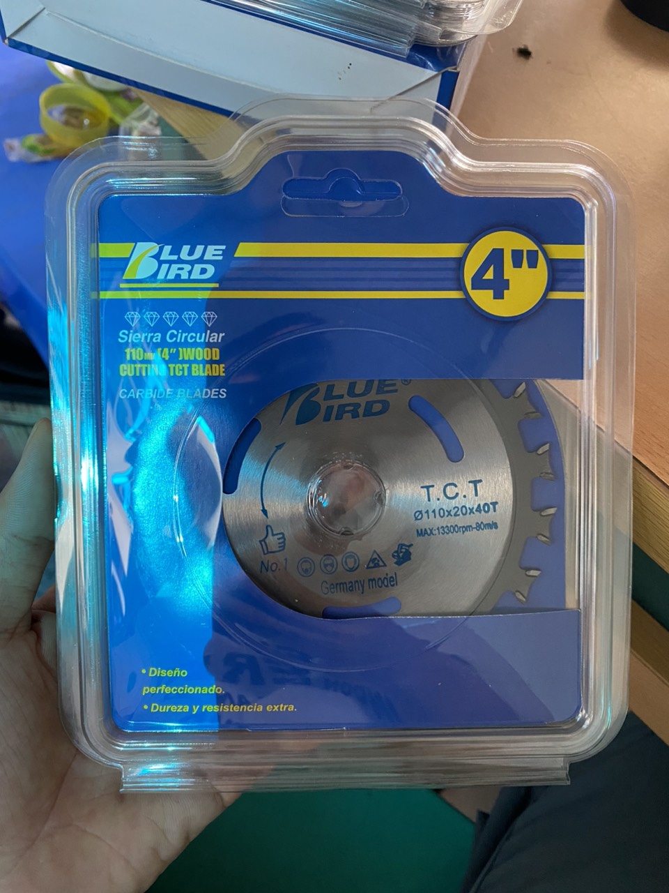 Lưỡi cắt gỗ 2 chiều Blue Bird 110 Loai j tốt