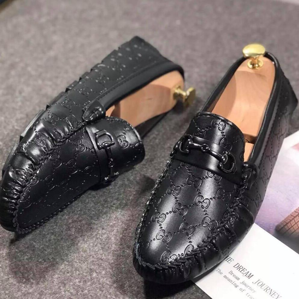 Giầy lười Da sần xích nam 38-43