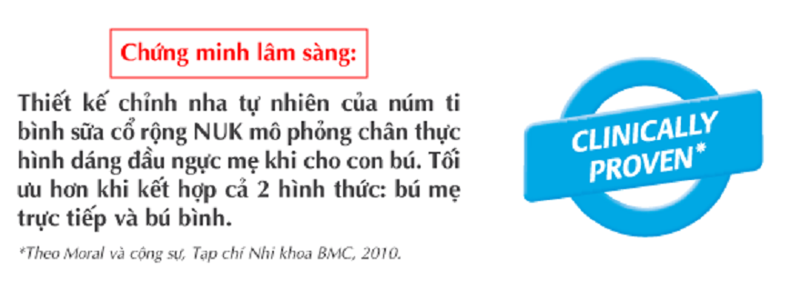 BÌNH SỮA NUK PREMIUM CHOICE+ NHỰA PP 300ML (0-6m và 6-12m)