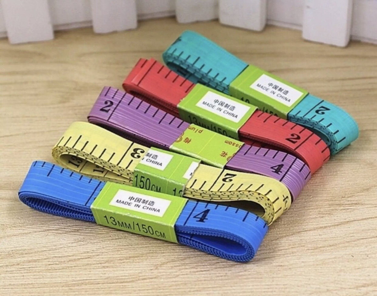 Thước dây 1,5m nhiều màu bền đẹp đo chiều cao, vòng eo