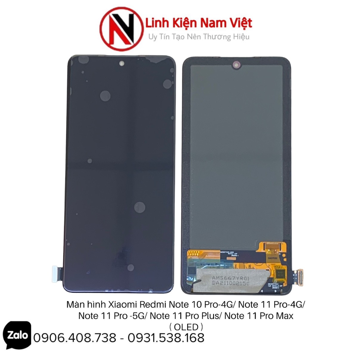 Màn hình Xiaomi Redmi Note 10 Pro - 4G / Note 11 Pro- 4G / Note 11 Pro-5G/ Note 11 Pro Plus/ Note 11 Pro (OLED,INCELL)