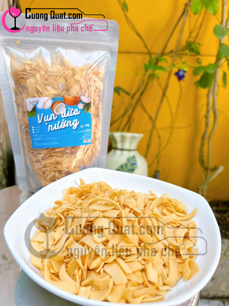 Vụn Dừa Nướng Bến Tre 200-500gr