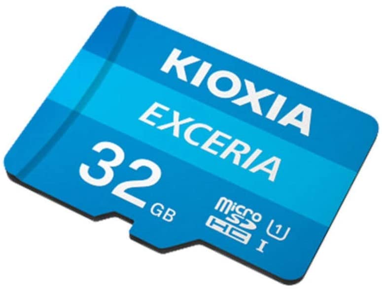 Kioxia 32g/64gb/128g microsd exceria flash memory card w/adapter u1 r100 c10 full hd high read speed 100mb/s