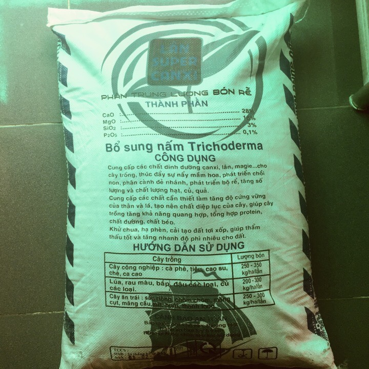 Phân Lân Super Canxi túi 1kg