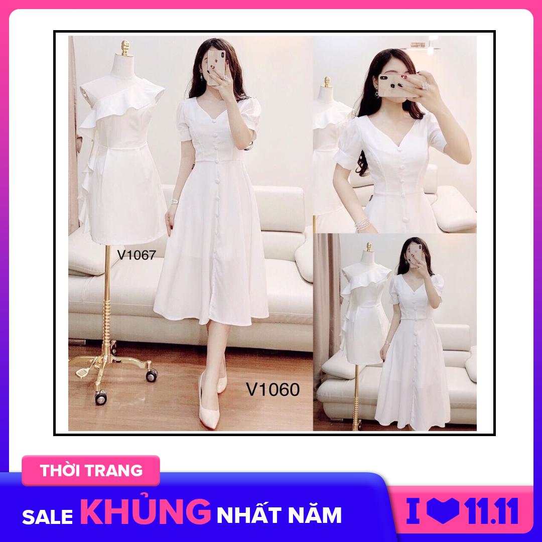 [HCM]ĐẦM XÒE CỔ TIM KẾT NÚT BỌC CAO CẤP