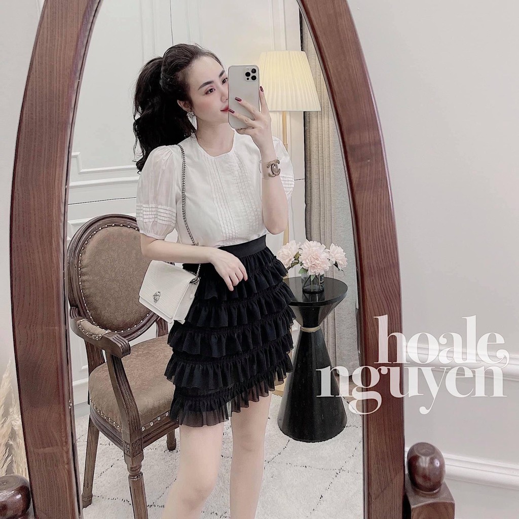 Chân váy 5 tầng dáng ngắn siêu đẹp
