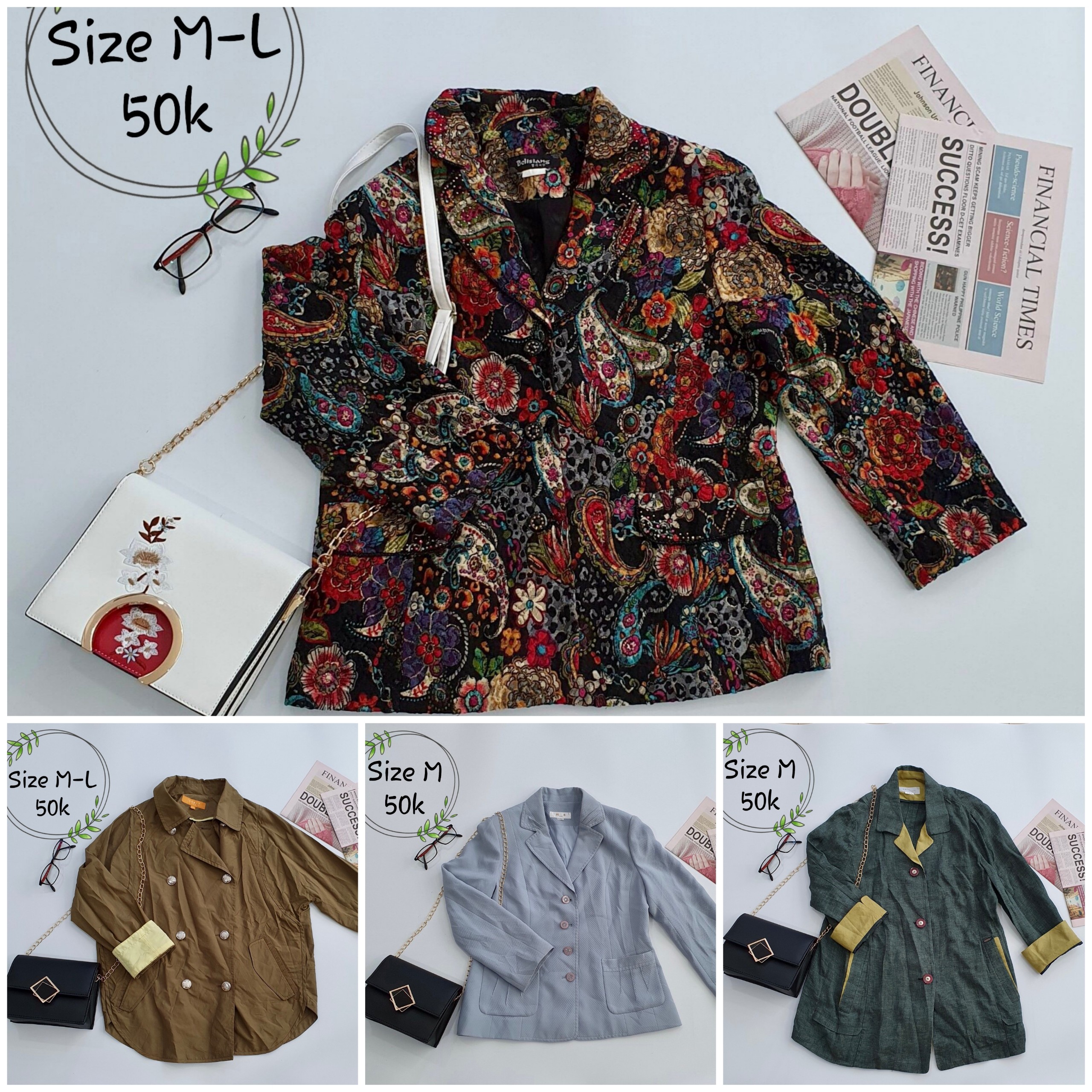 Vest, blazer nữ [2hand] đồng giá 50k
