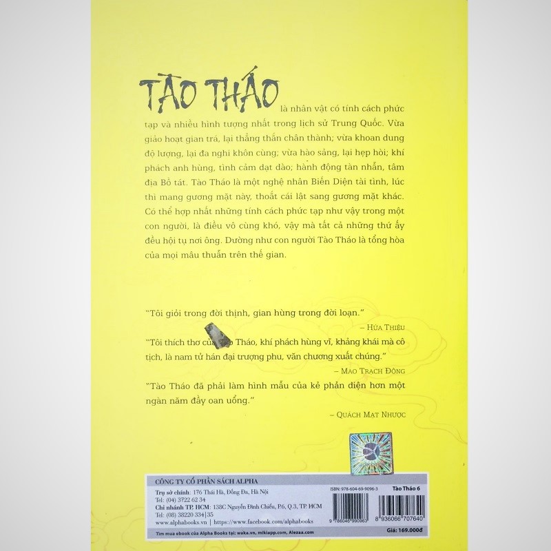 Sách - Tào Tháo - Thánh Nhân Đê Tiện (Tập 6)