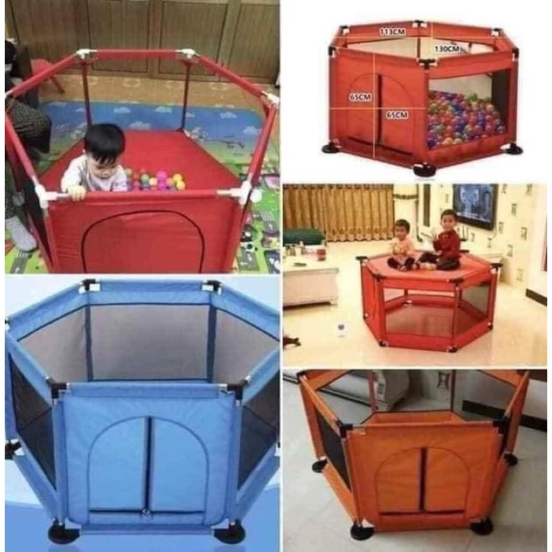 Quây bóng lục giác kèm 10 bóng