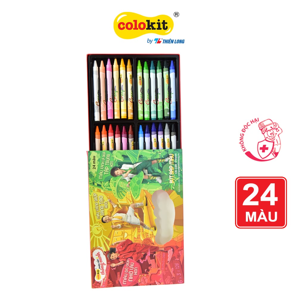 Bút sáp màu Colokit CR-C09