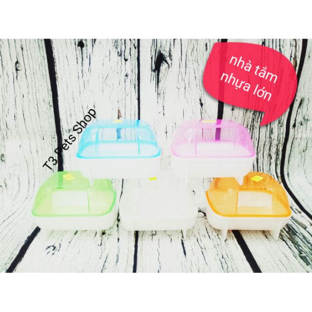 Nhà tắm nhựa lớn dành cho hamster