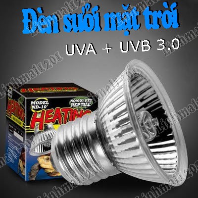 [hot sale] Đèn sưởi UVA + UVB 3.0 cho bò sát Nomoy pet