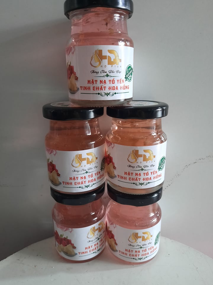 mặt nạ tổ yến hoa hồng 100g