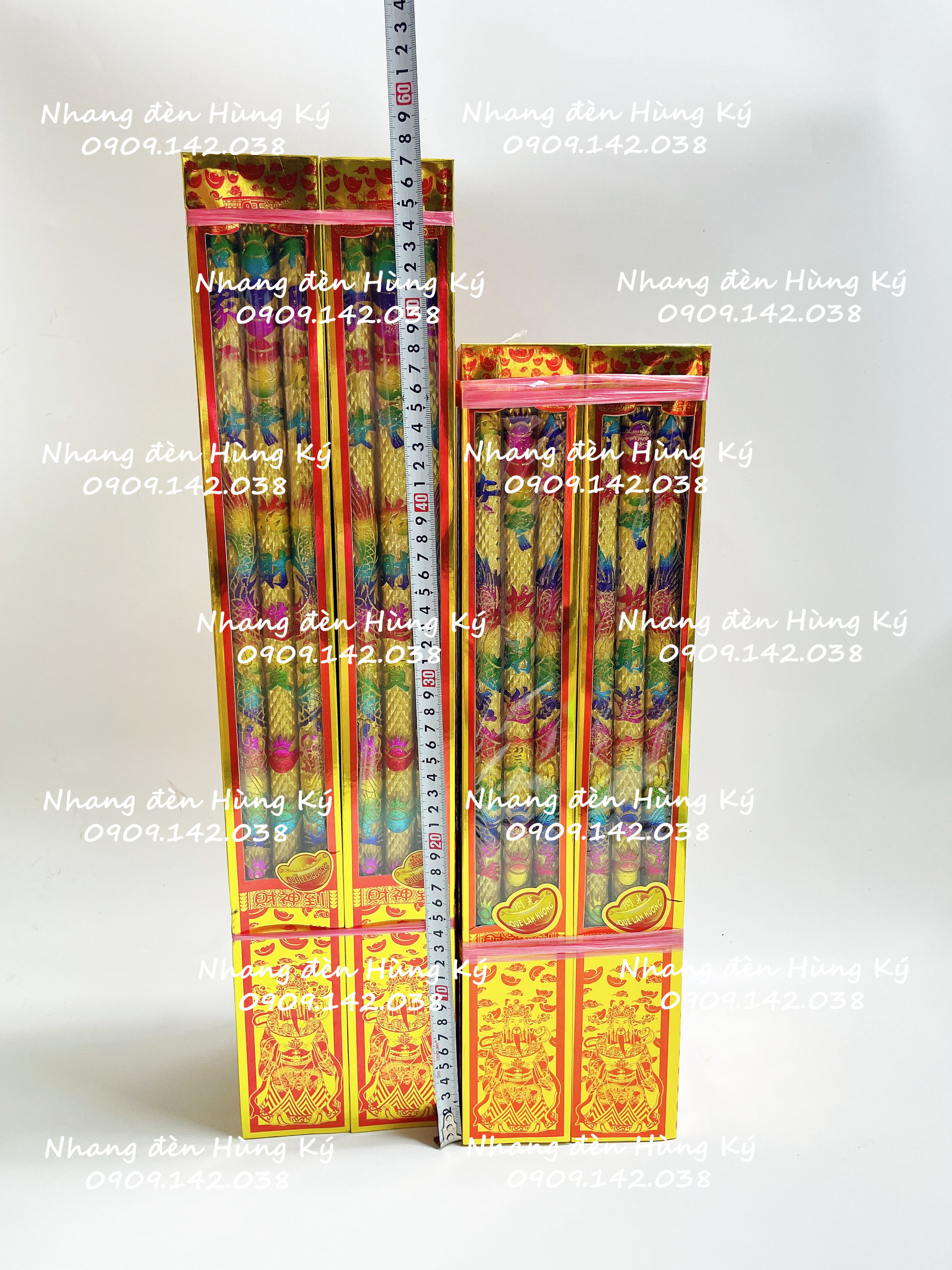 Nhang 3 cây rồng nổi Quế Lan Hương