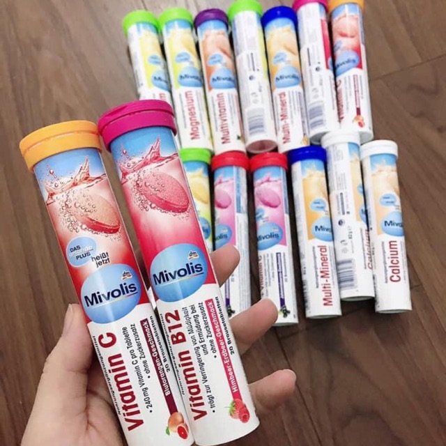 Viên Sủi Mivolis Đức Ống 20 Viên