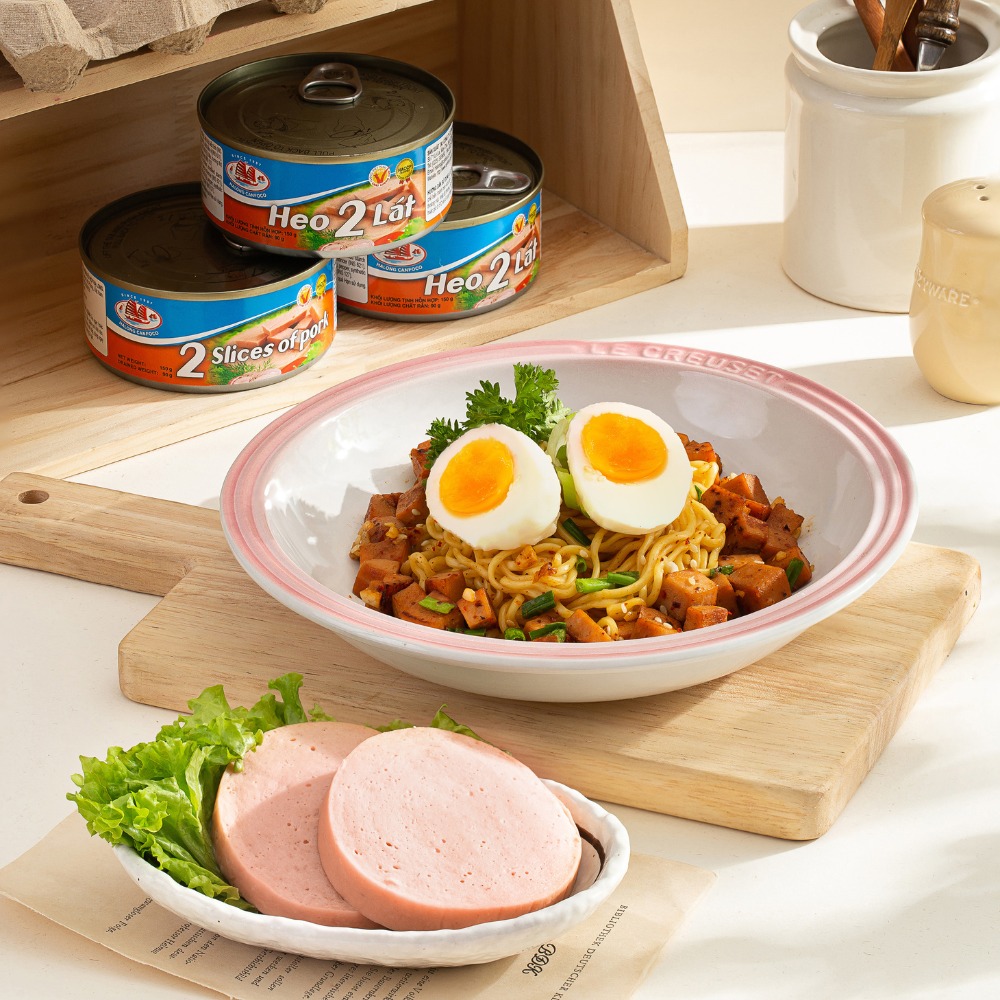 Thịt heo 2 lát 150g - Đồ Hộp Hạ Long