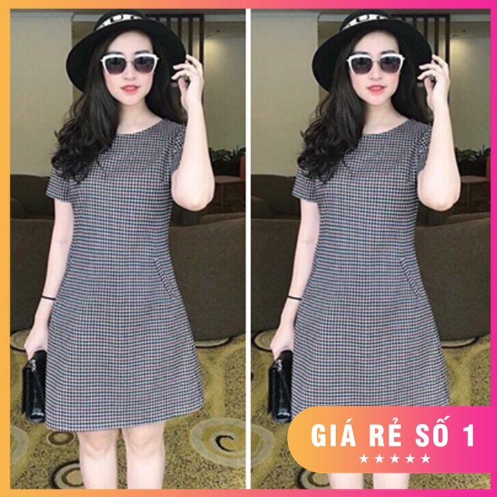 [HCM]ĐẦM SUÔNG CARO DỄ THƯƠNG 08