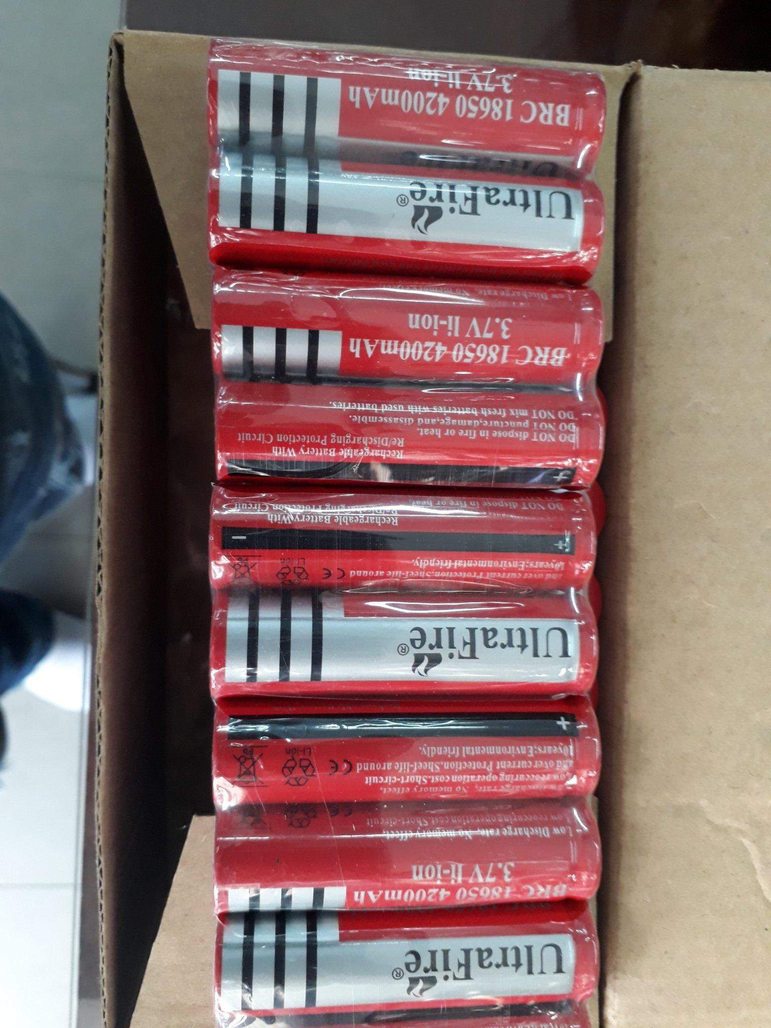 [HCM]Pin sạc UtraFire 18650 3.7 V  4200 mAh