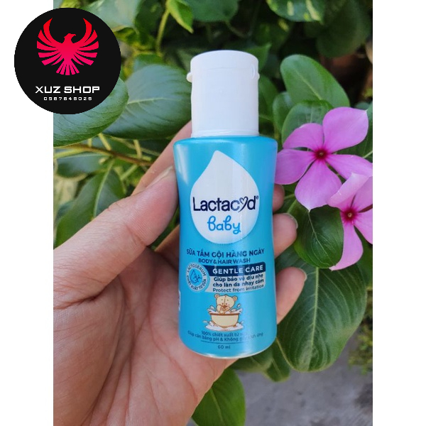 (60ml) sữa tắm Lactacyd Baby Gentle Care 60ml