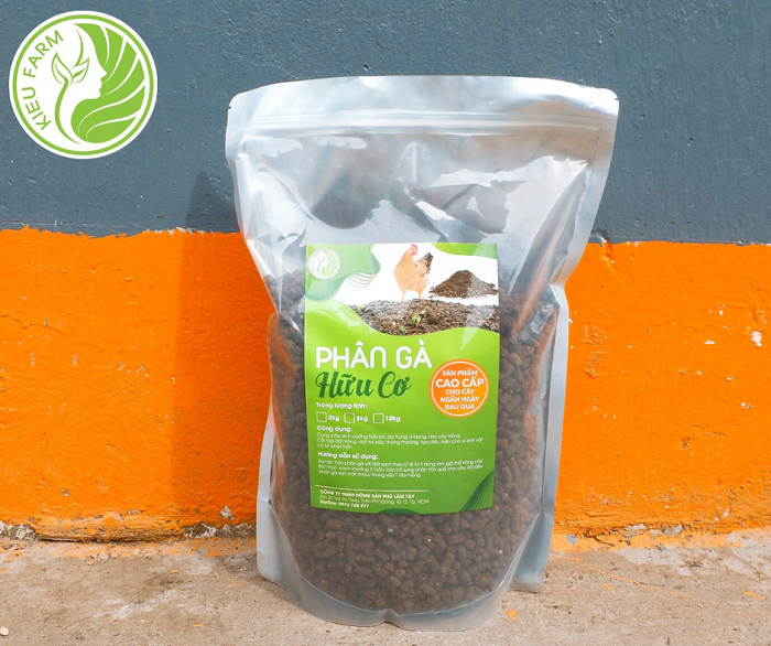 Phân gà hữu cơ nhập khẩu nén viên - 2kg