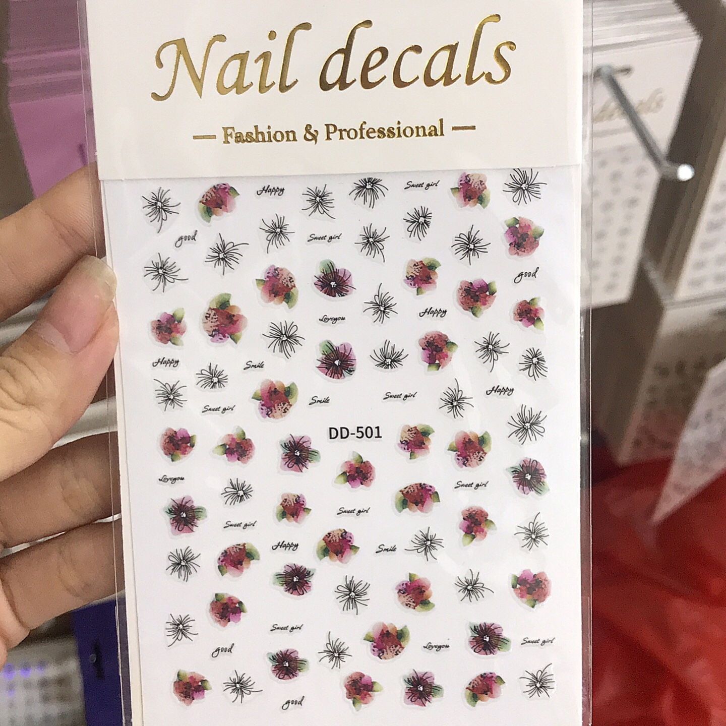 Sticker Các Mẫu Hot - Mini Nails