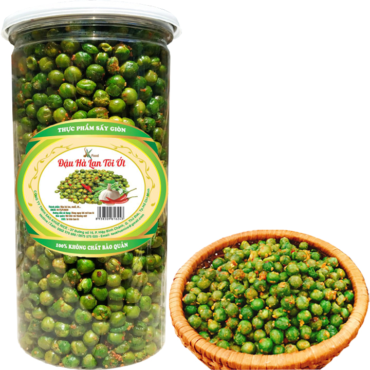 500G ĐẬU HÀ LAN TỎI THƯỢNG HẠNG SK FOOD