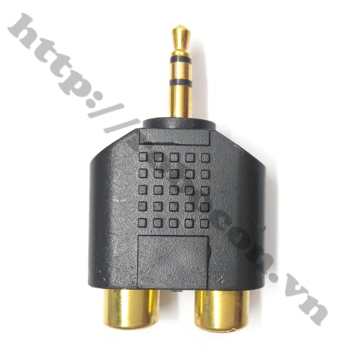 Jack chuyển 3.5mm ra 2 Jack hoa sen