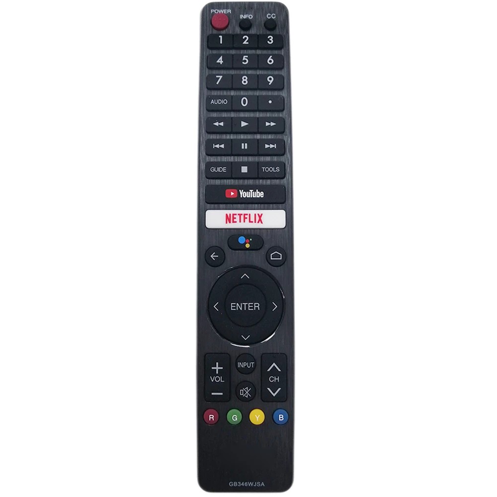 Sharp GB346WJSA Remote control NEW  for SHARP TV with Voice YouTube Compatible TV model GB326WJSA Remote Control with NETFLIX YouTube Fernbedienung