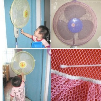 [ Sỉ ] Lưới Bọc Quạt Chống Bụi An Toàn Cho Bé