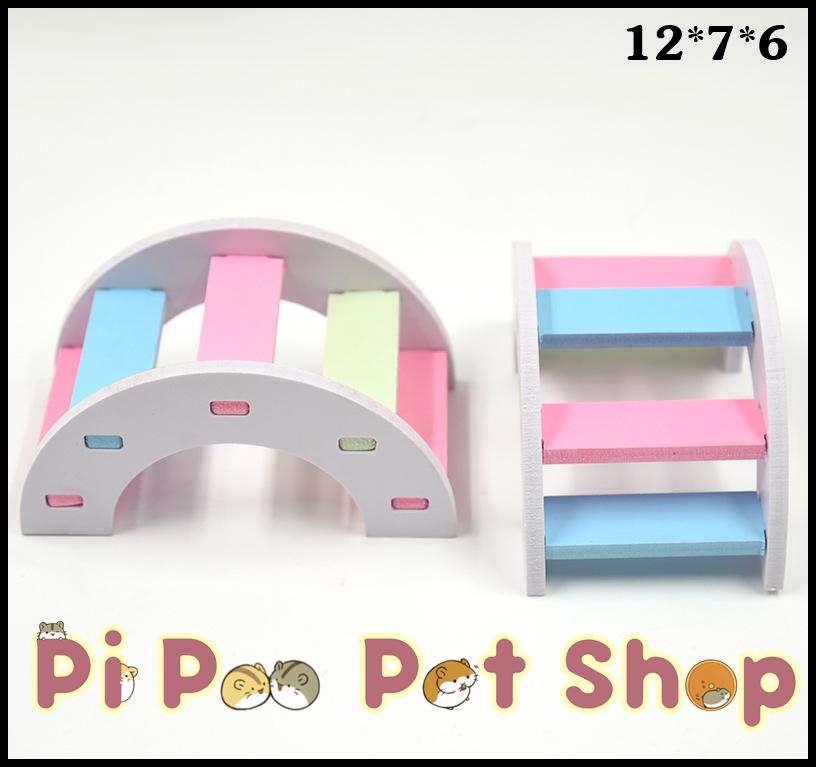 Cầu thang gỗ cho hamster