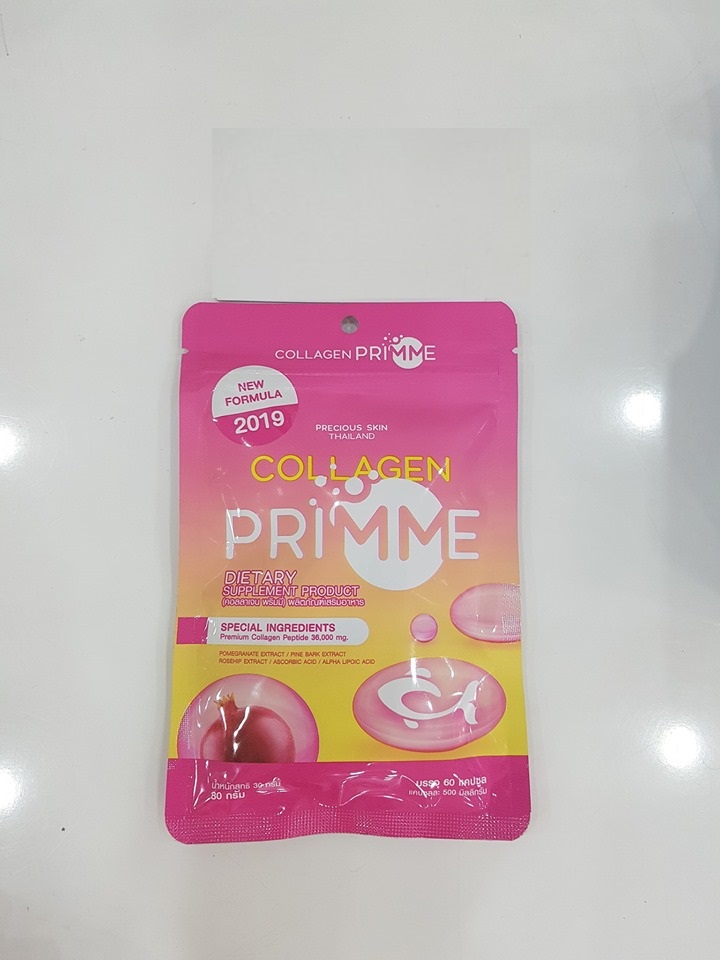 [HCM]Viên uống trắng da Collagen Primme Thái Lan
