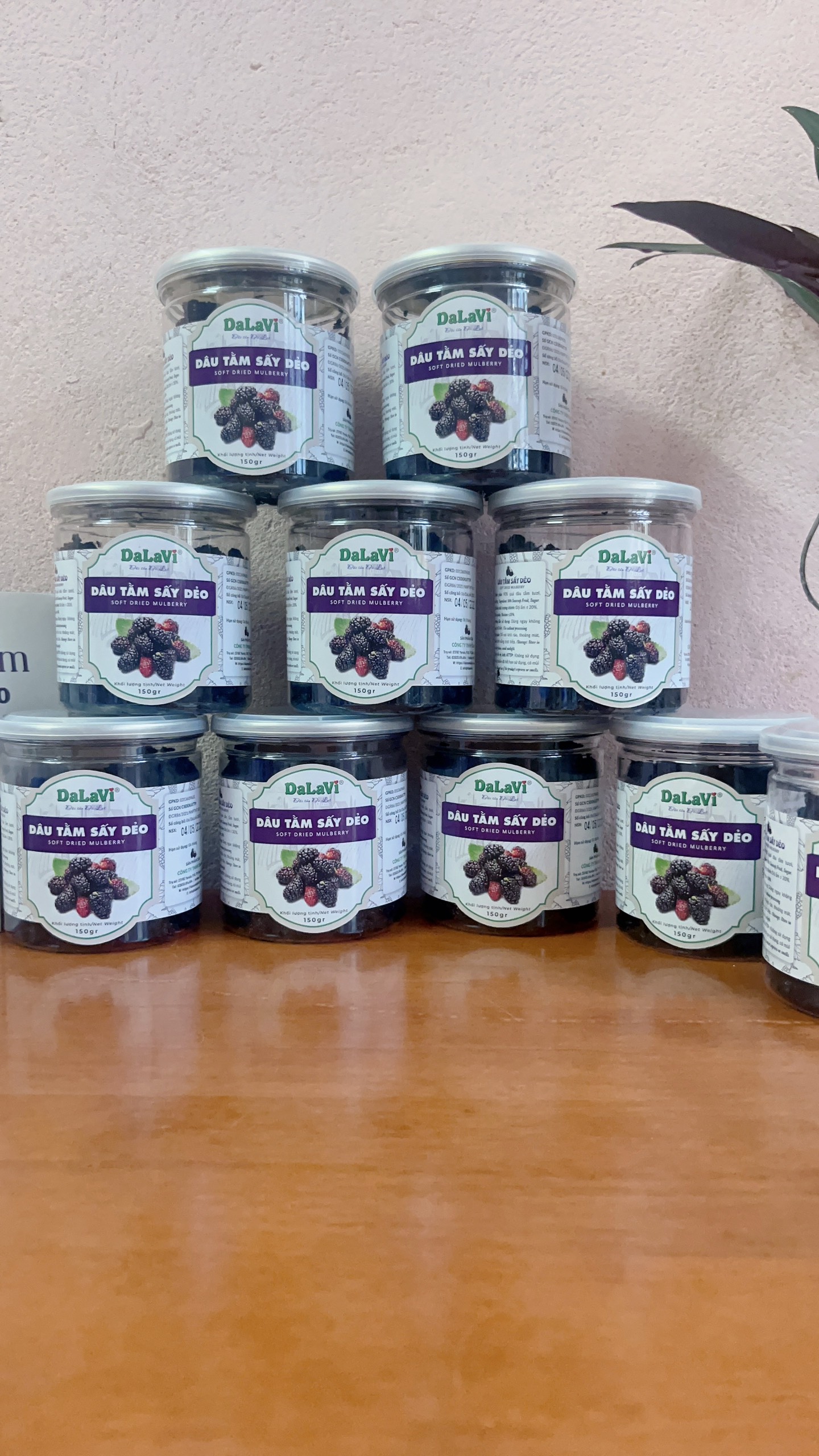 Dâu tằm Đà Lạt sấy dẻo Dalavi 150gr