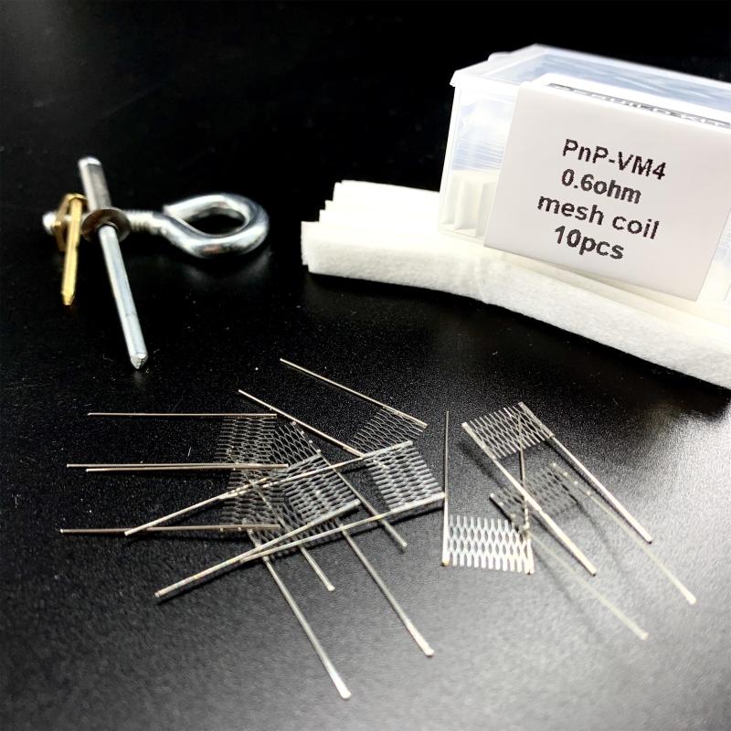 Rebuild kit for PnP-VM4 0.6ohm mesh coil, RBK coil kit with tool kit